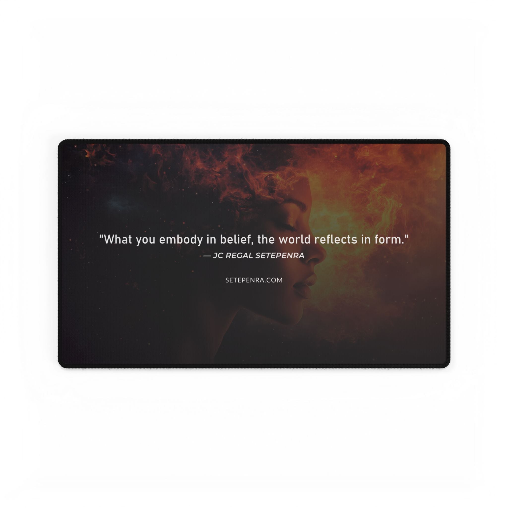 SETEPENRA Original Quotes Desk Mats - Embody Belief SETEPENRA Home Decor.