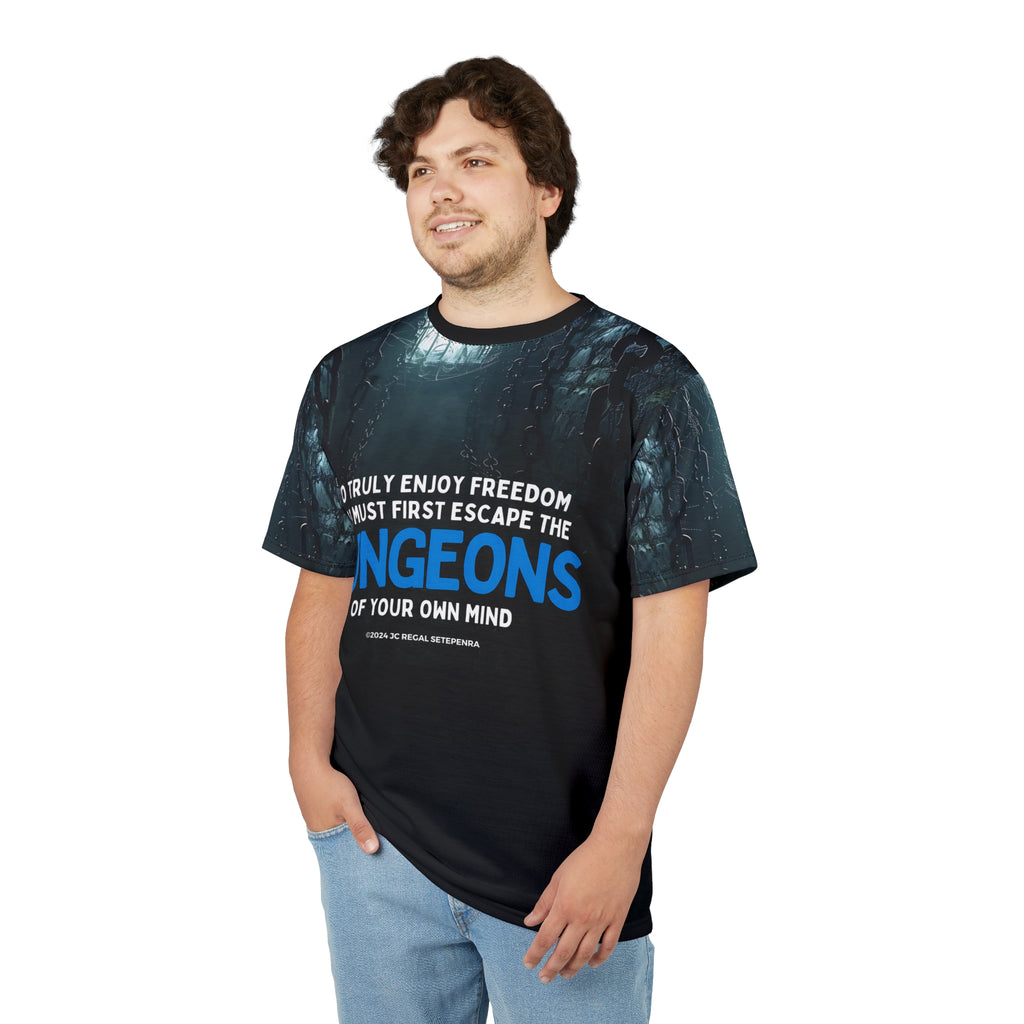 Escape The Dungeons Unisex Cut & Sew Tee SETEPENRA All Over Prints.
