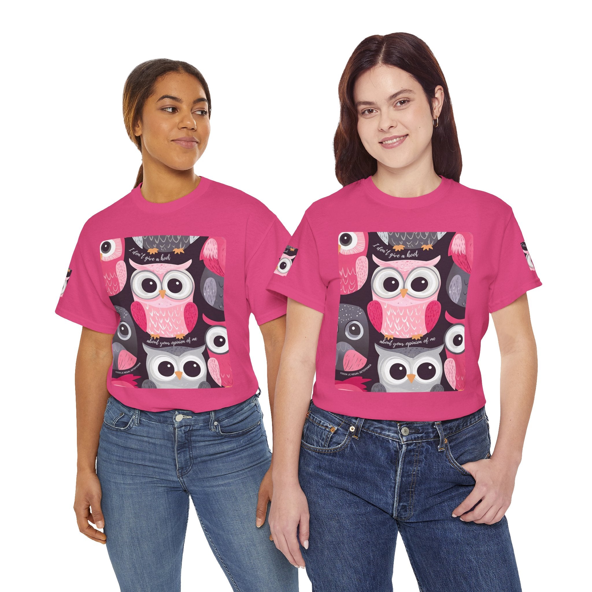 Don't Give A Hoot Unisex Heavy Cotton Tee