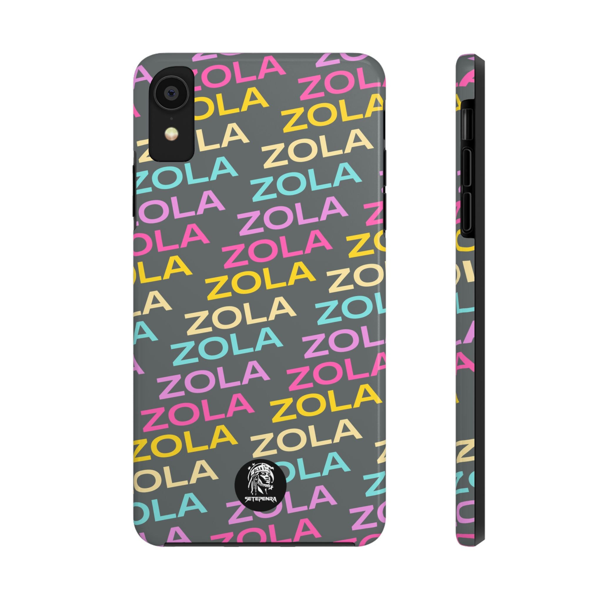 Zola Tough Phone Case (For iPhone, Galaxy & More) - Dark Grey SETEPENRA Phone Case.