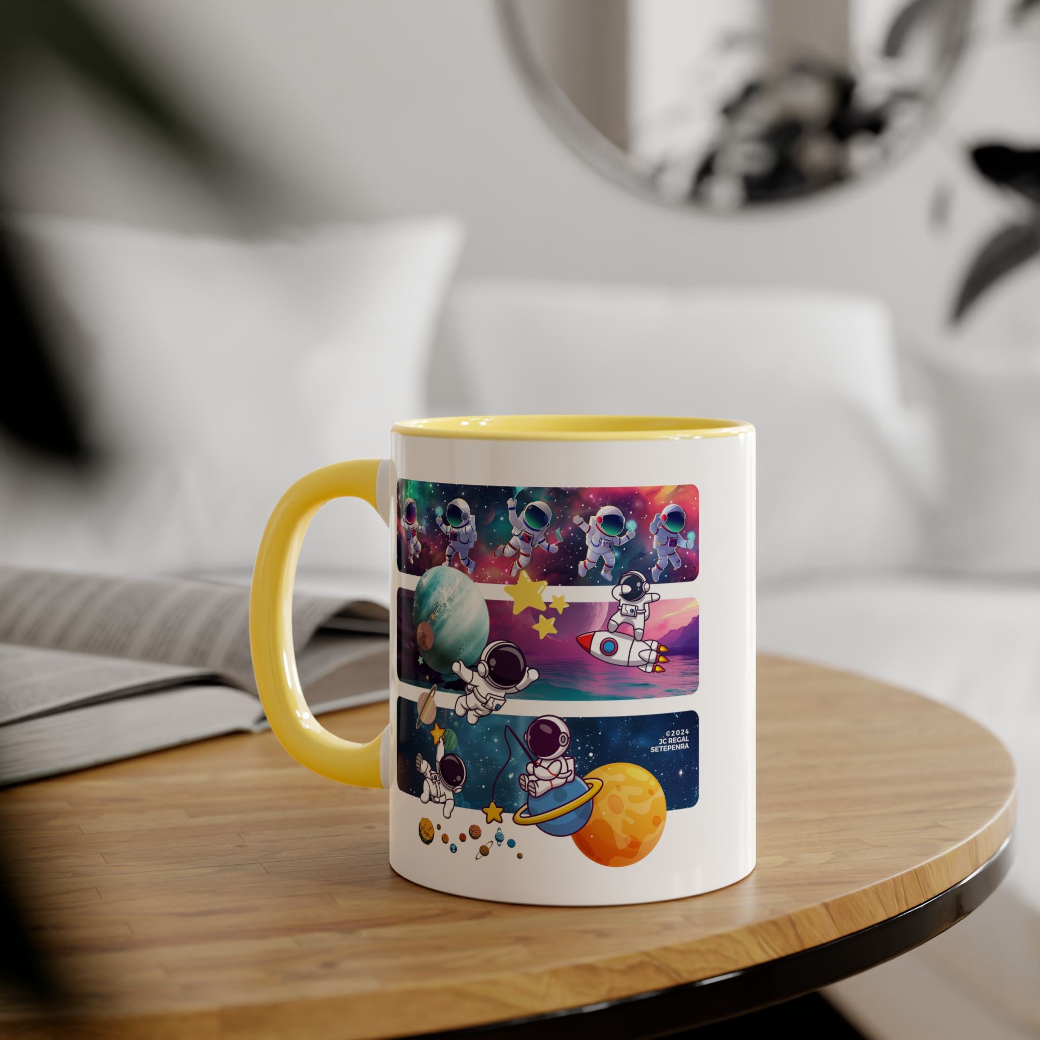 Astro Cosmo (V2.0) Accent Mug, 11oz (Various Colors)