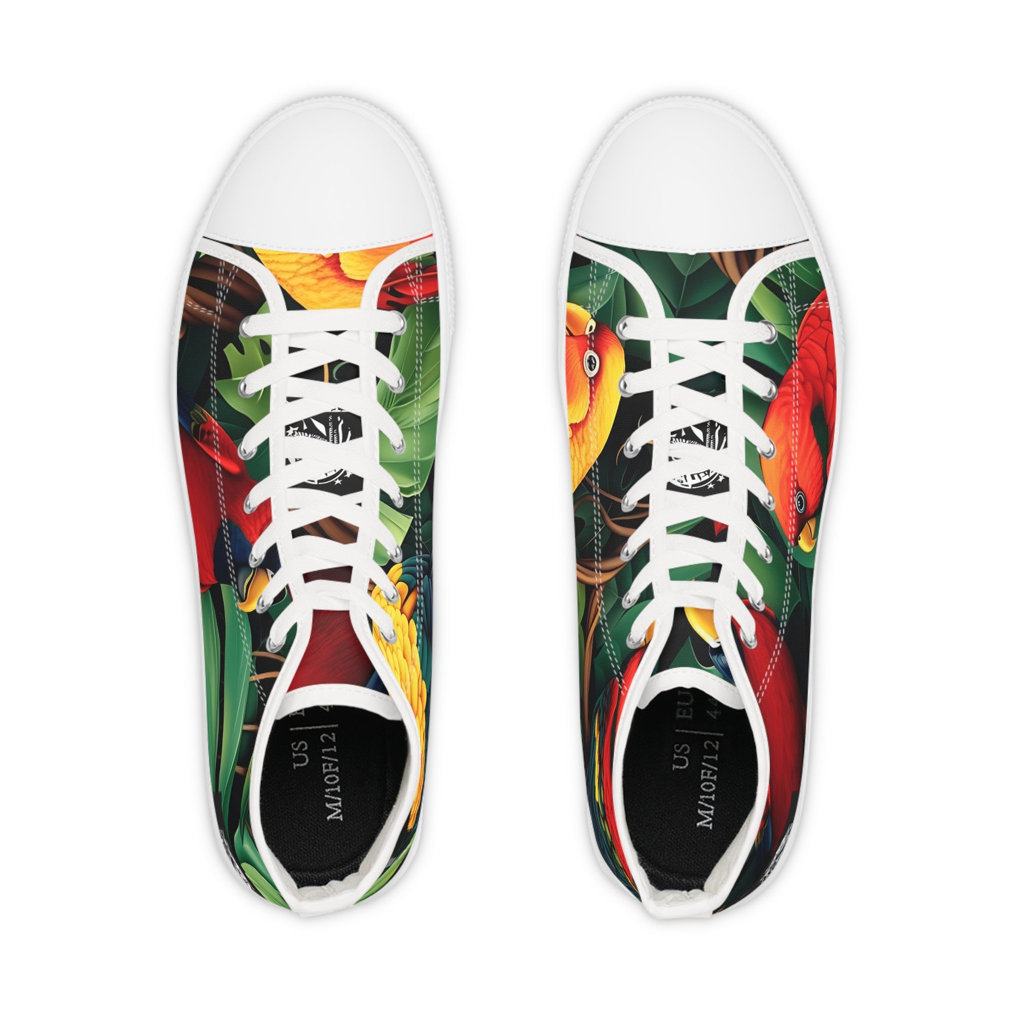 Tri-Parrot Men's High Top Sneakers SETEPENRA Shoes.