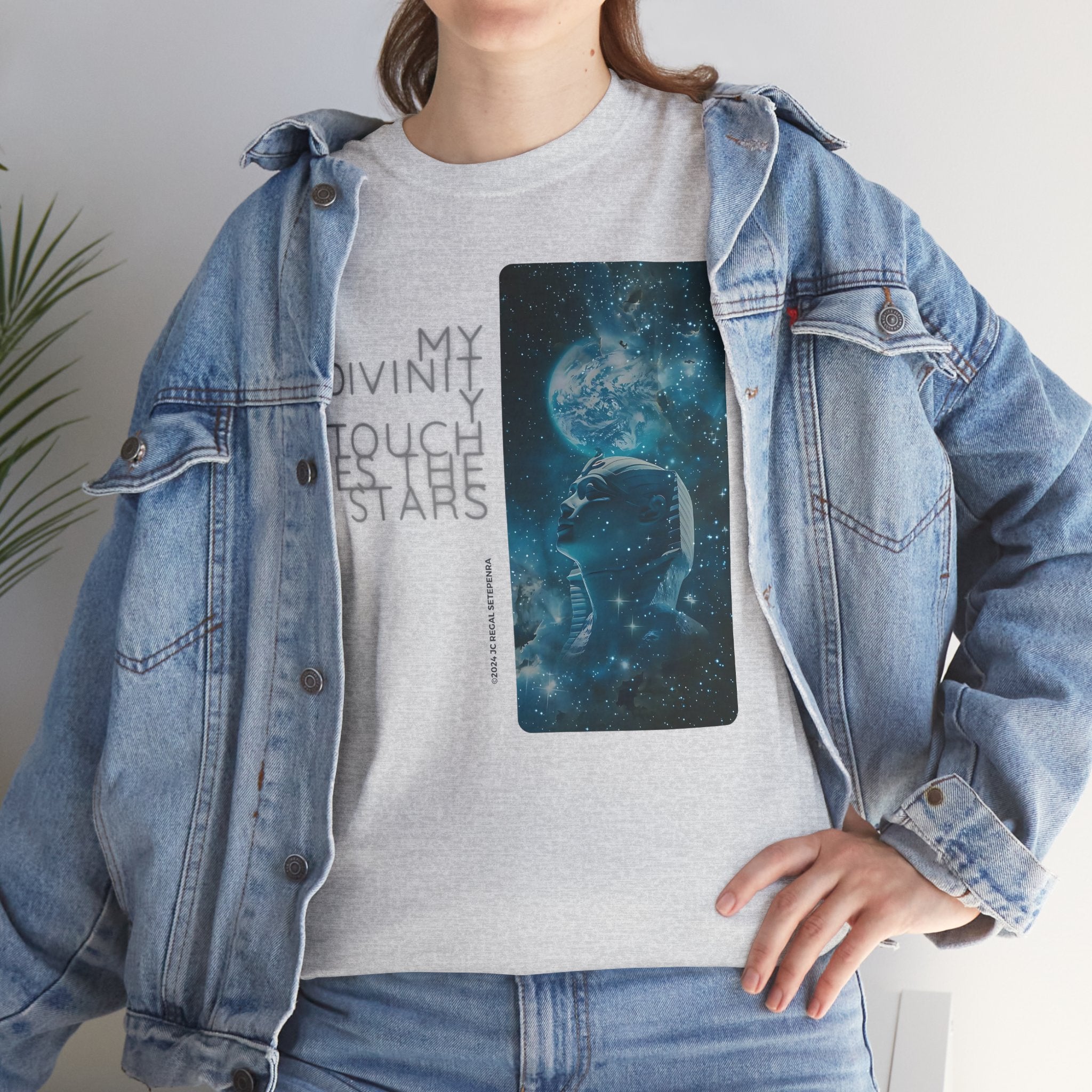 My Divinity Touches The Stars Unisex Heavy Cotton Tee