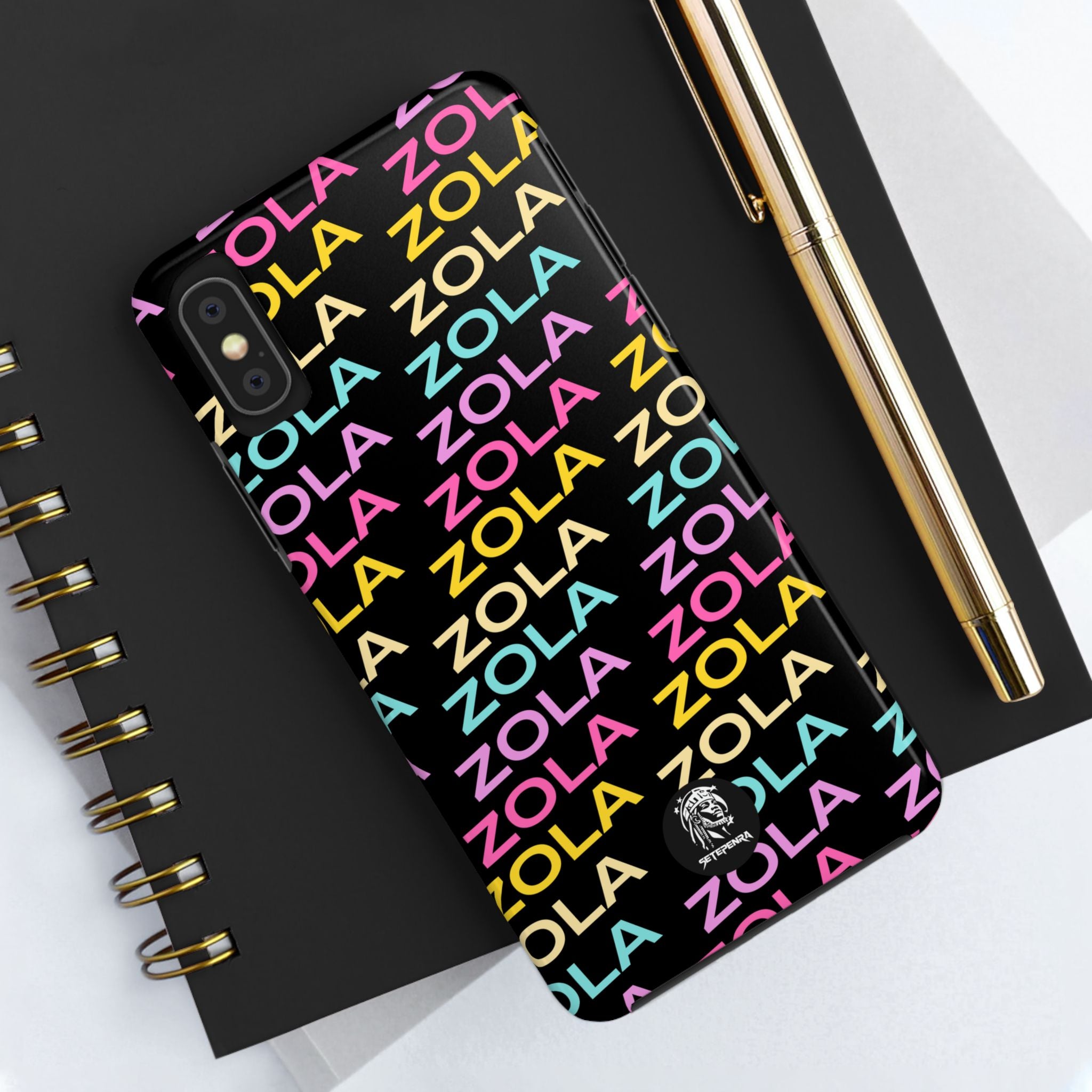 Zola Tough Phone Case (For iPhone, Galaxy & More) - Black