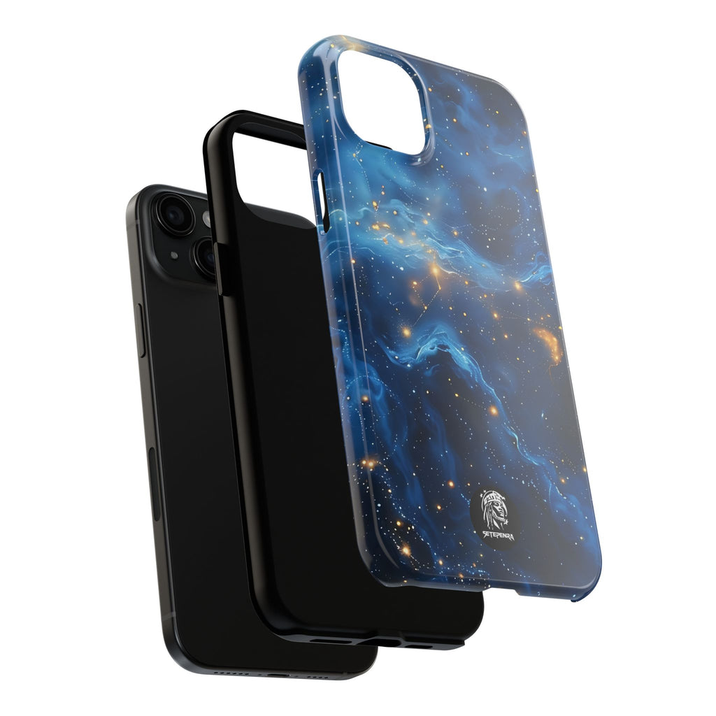 Blue Cosmos Tough Phone Case (For iPhone, Galaxy & More)