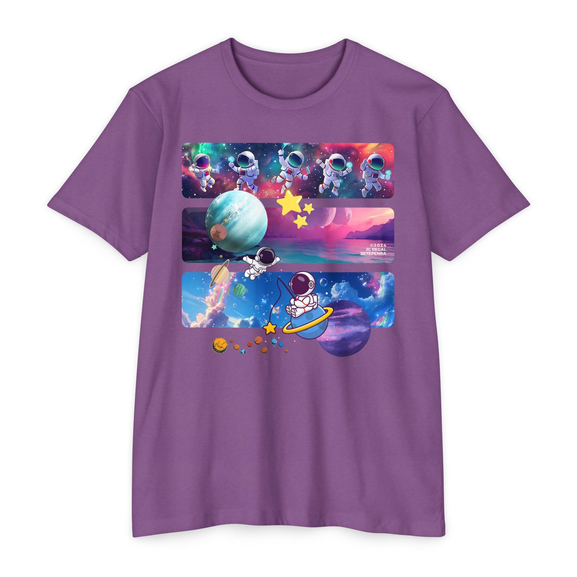 Astro Cosmo Unisex CVC Jersey T-shirt SETEPENRA T-Shirt.
