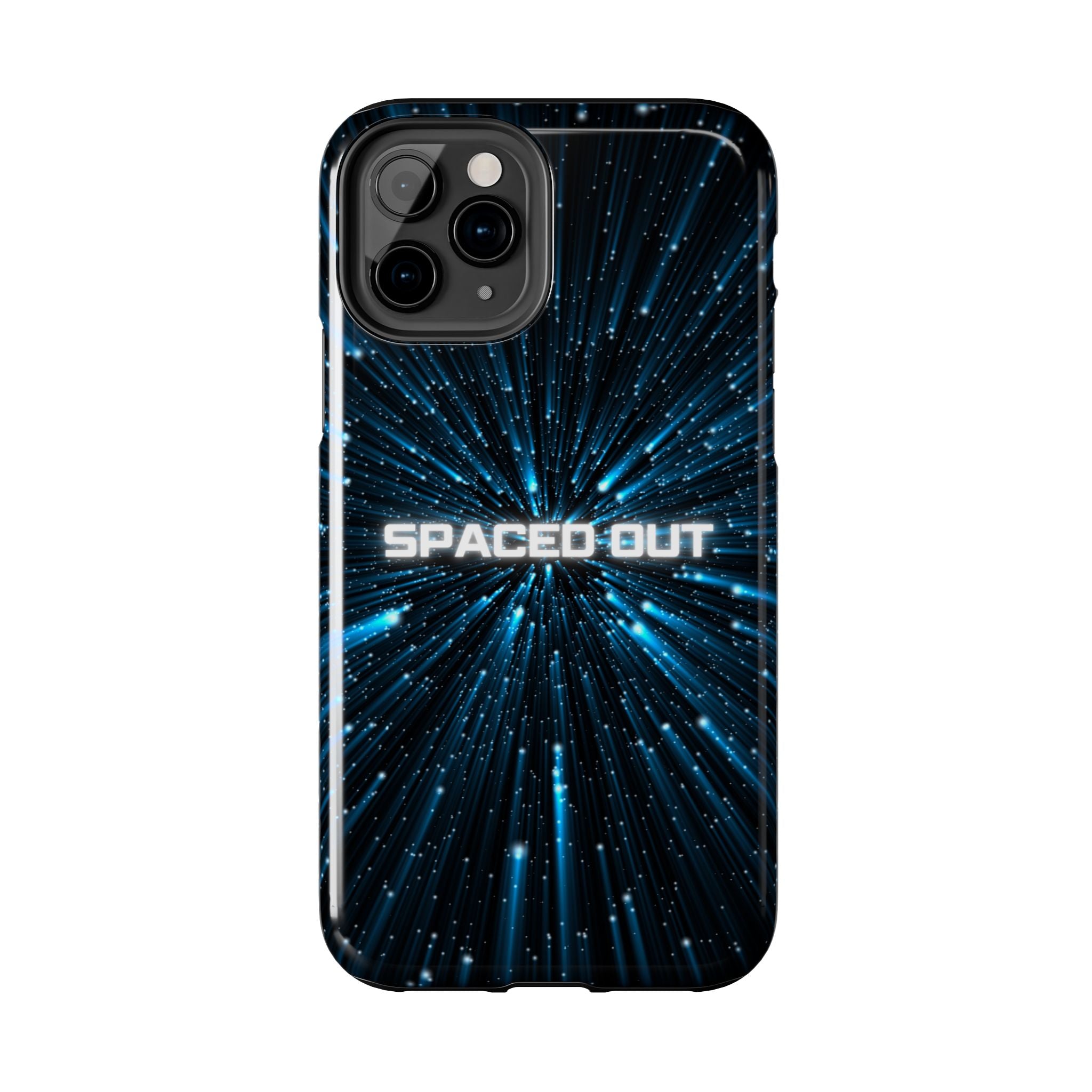Spaced Out Tough Phone Case — Cosmic Space Warp Protective Cover