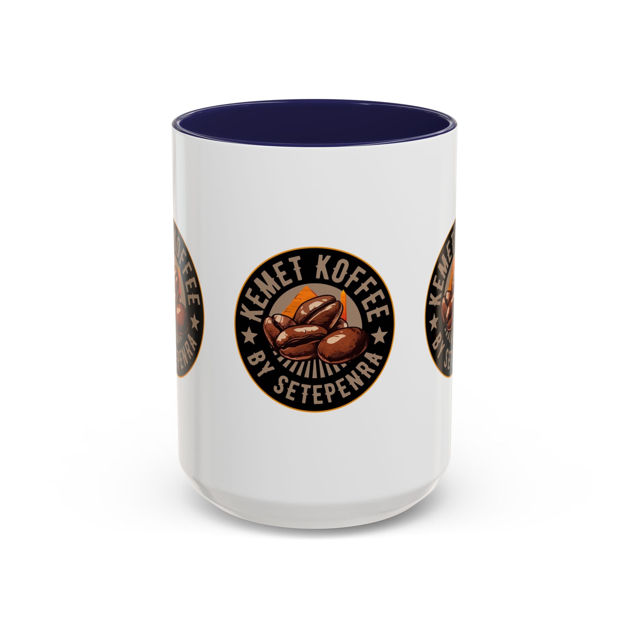 Kemet Koffee By Setepenra Accent Coffee Mug, 11oz, 15oz (Various Colors)