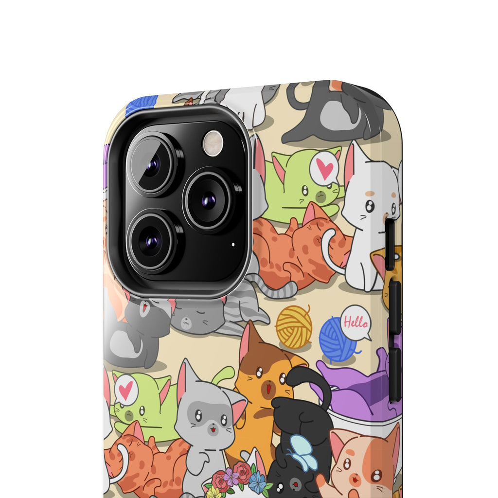 Cats A Lot Tough Phone Case (For iPhone, Galaxy & More)