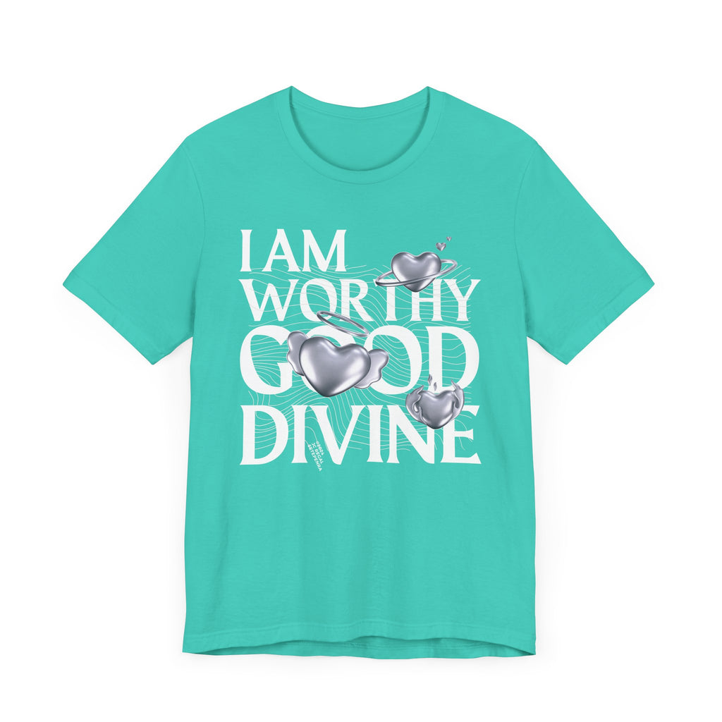 I AM WORTHY GOOD DIVINE Unisex Jersey Short Sleeve Tee SETEPENRA T-Shirt.
