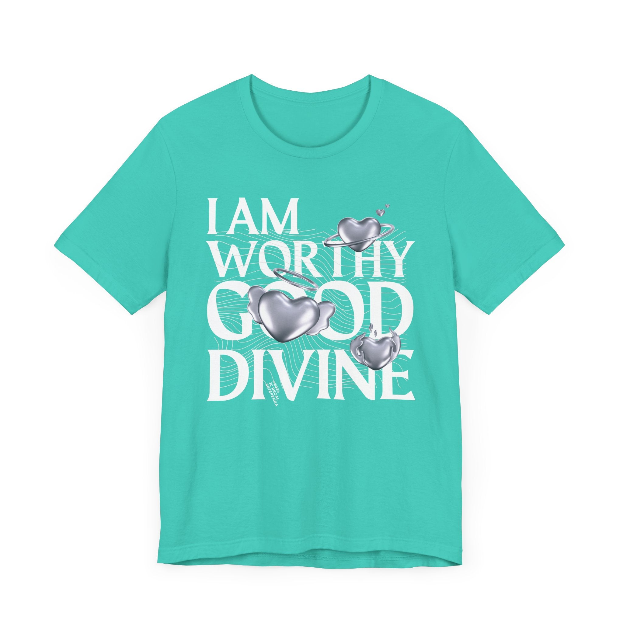 I AM WORTHY GOOD DIVINE Unisex Jersey Short Sleeve Tee SETEPENRA T-Shirt.