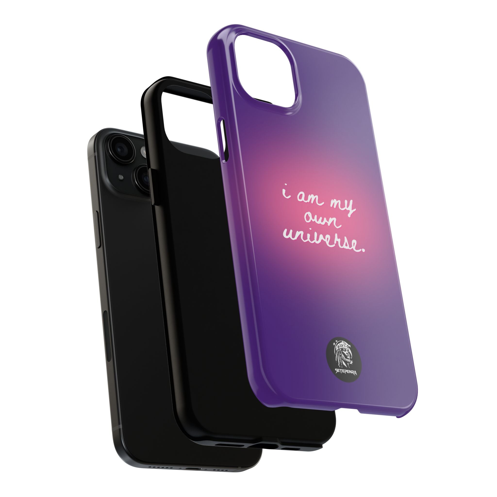I Am My Own Universe Tough Phone Case (For iPhone, Galaxy & More) - Purple