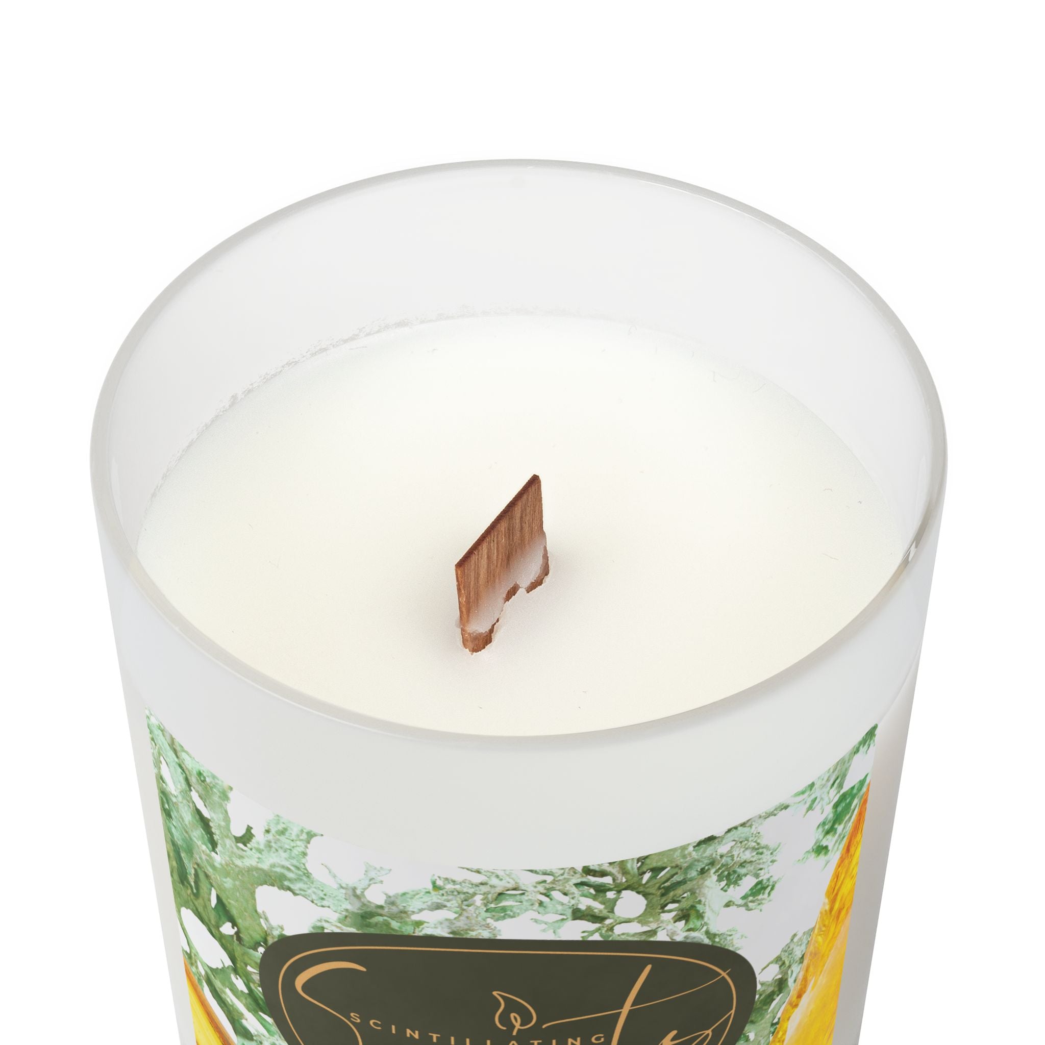 Scintillating Scents by SETEPENRA Frosted Glass Candle, 11oz