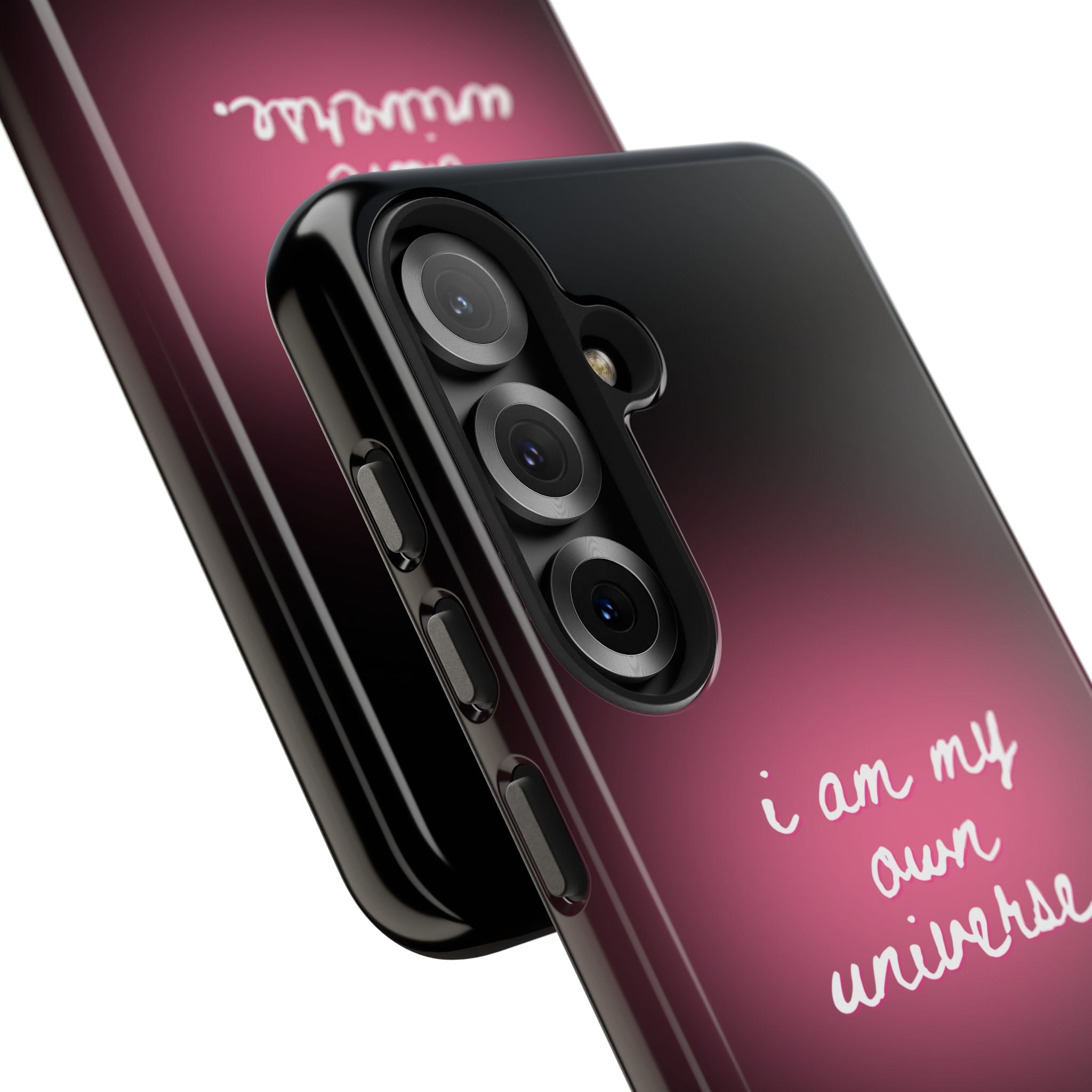 I Am My Own Universe — Pink Glow Protective Cover Tough Phone Case