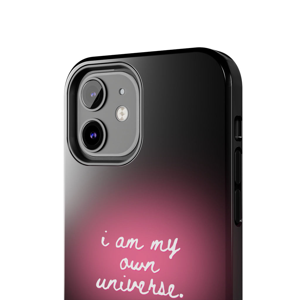 I Am My Own Universe Tough Phone Case (For iPhone, Galaxy & More) - Black