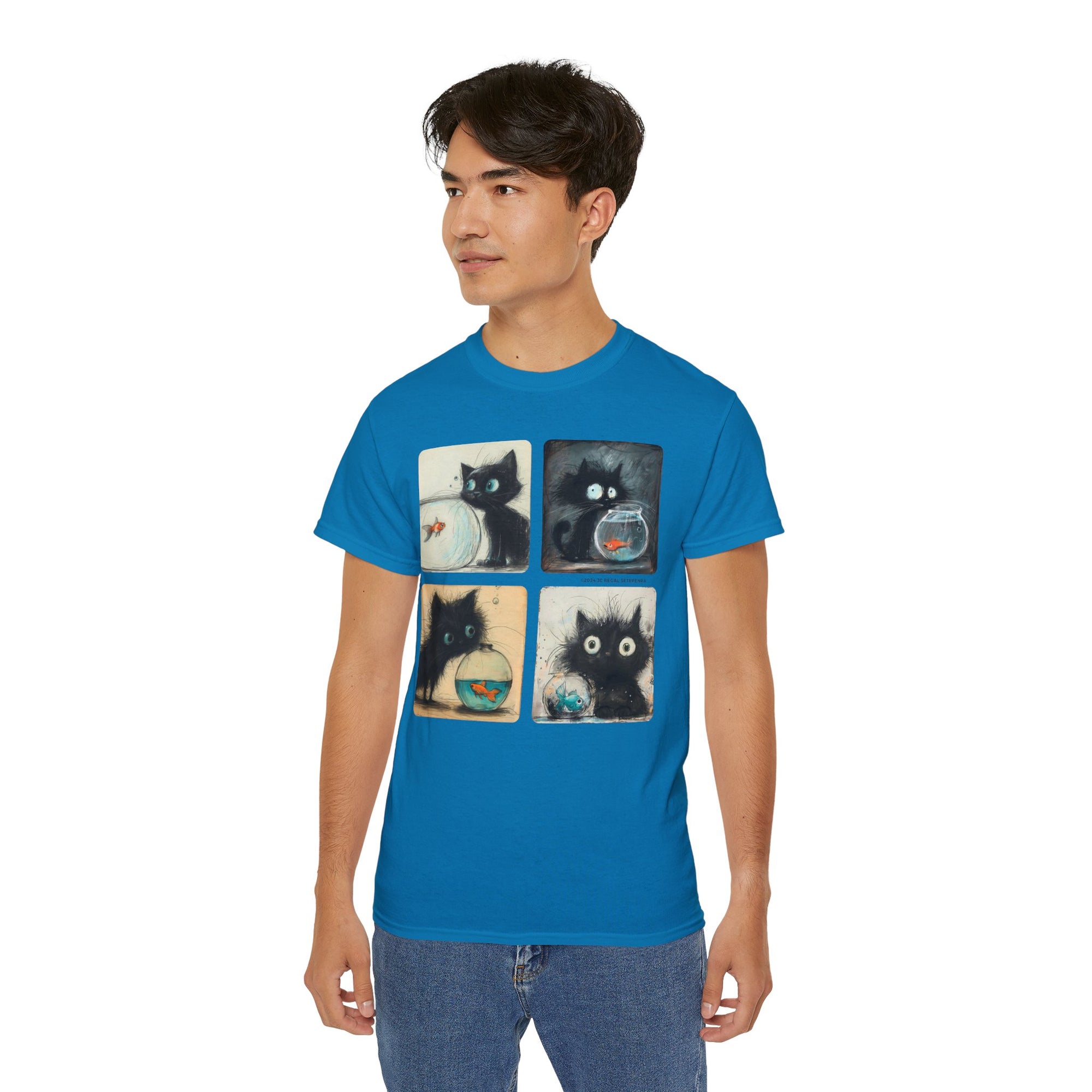 Fishy Kitty Unisex Ultra Cotton Tee