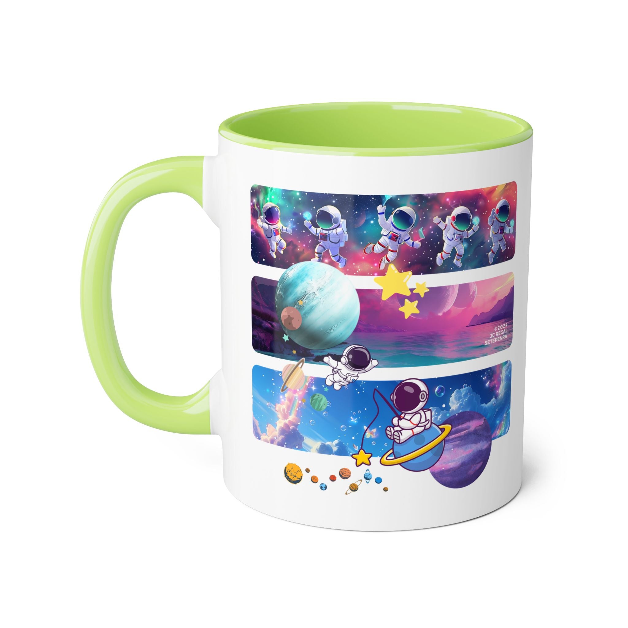 Astro Cosmo Accent Mug, 11oz (Various Colors)