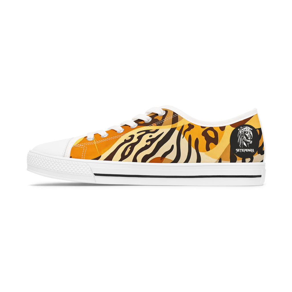Afrikana Wildskin Women's Low Top Sneakers SETEPENRA Shoes.