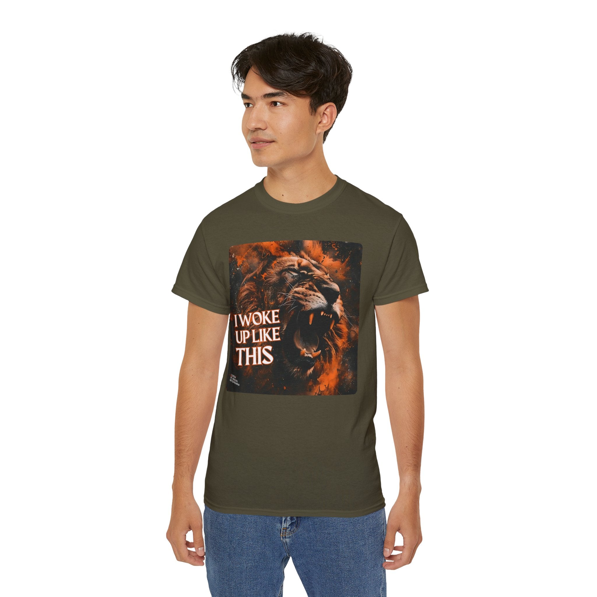 I Woke Up Like This (Roaring Edition 1) Unisex Ultra Cotton Tee