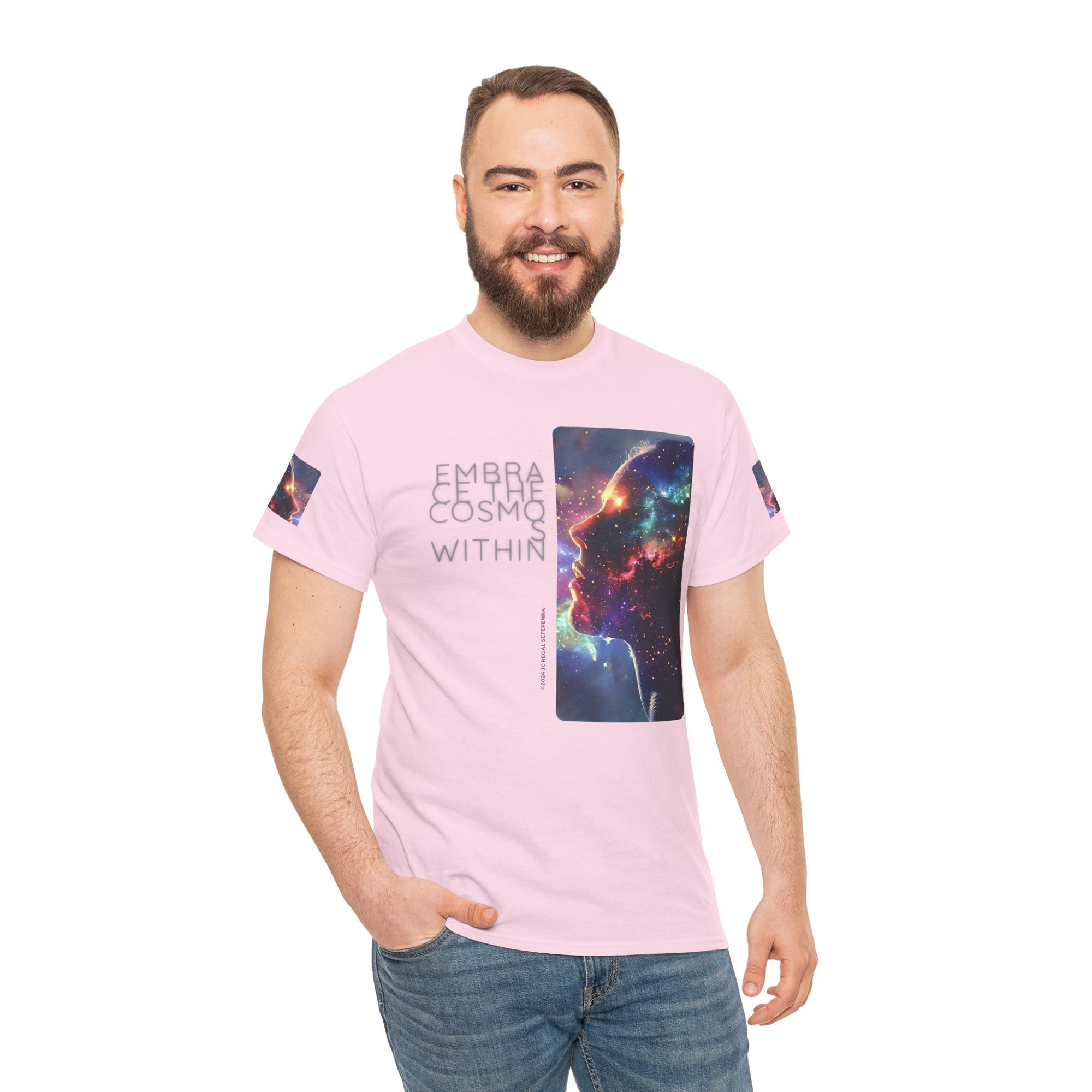 Embrace The Cosmos Within Unisex Heavy Cotton Tee