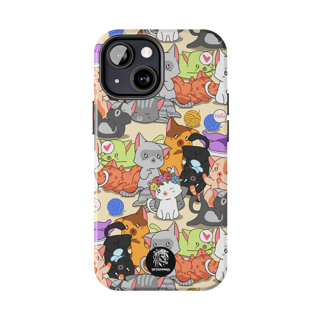 Cats A Lot Tough Phone Case (For iPhone, Galaxy & More)