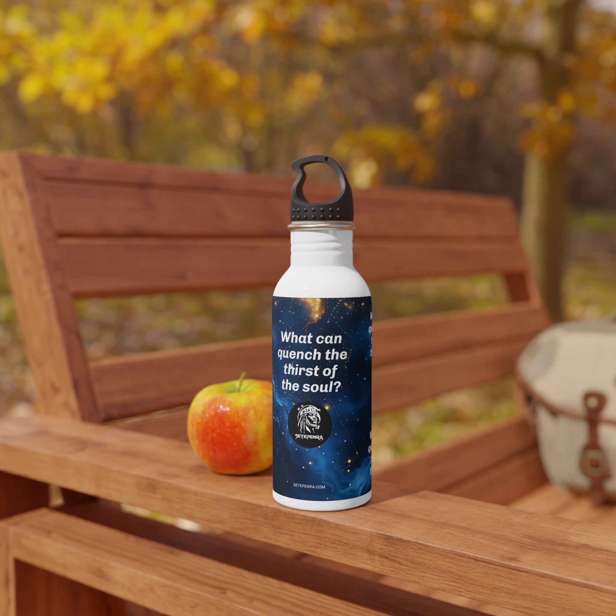 SETEPENRA Thirst Of The Soul Stainless Steel Water Bottle (Blue Cosmic) SETEPENRA Mug.