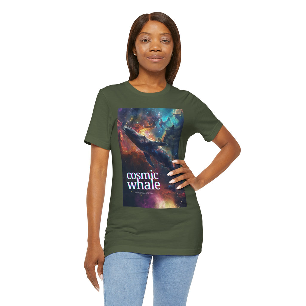 Cosmic Whale Unisex Jersey Short Sleeve Tee