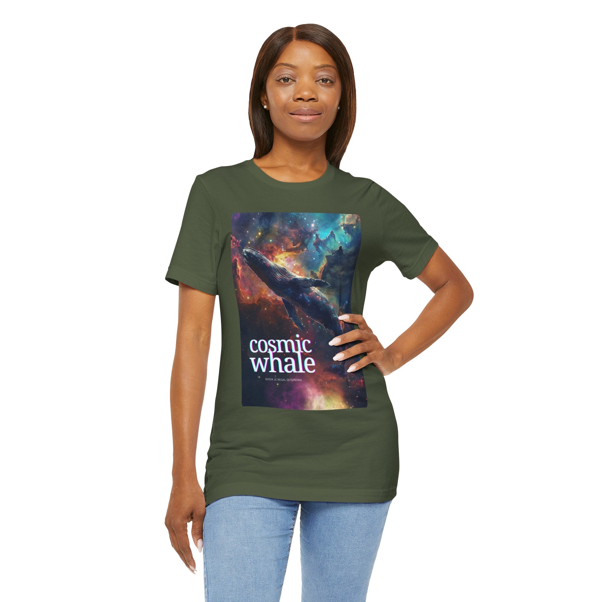 Cosmic Whale Unisex Jersey Short Sleeve Tee