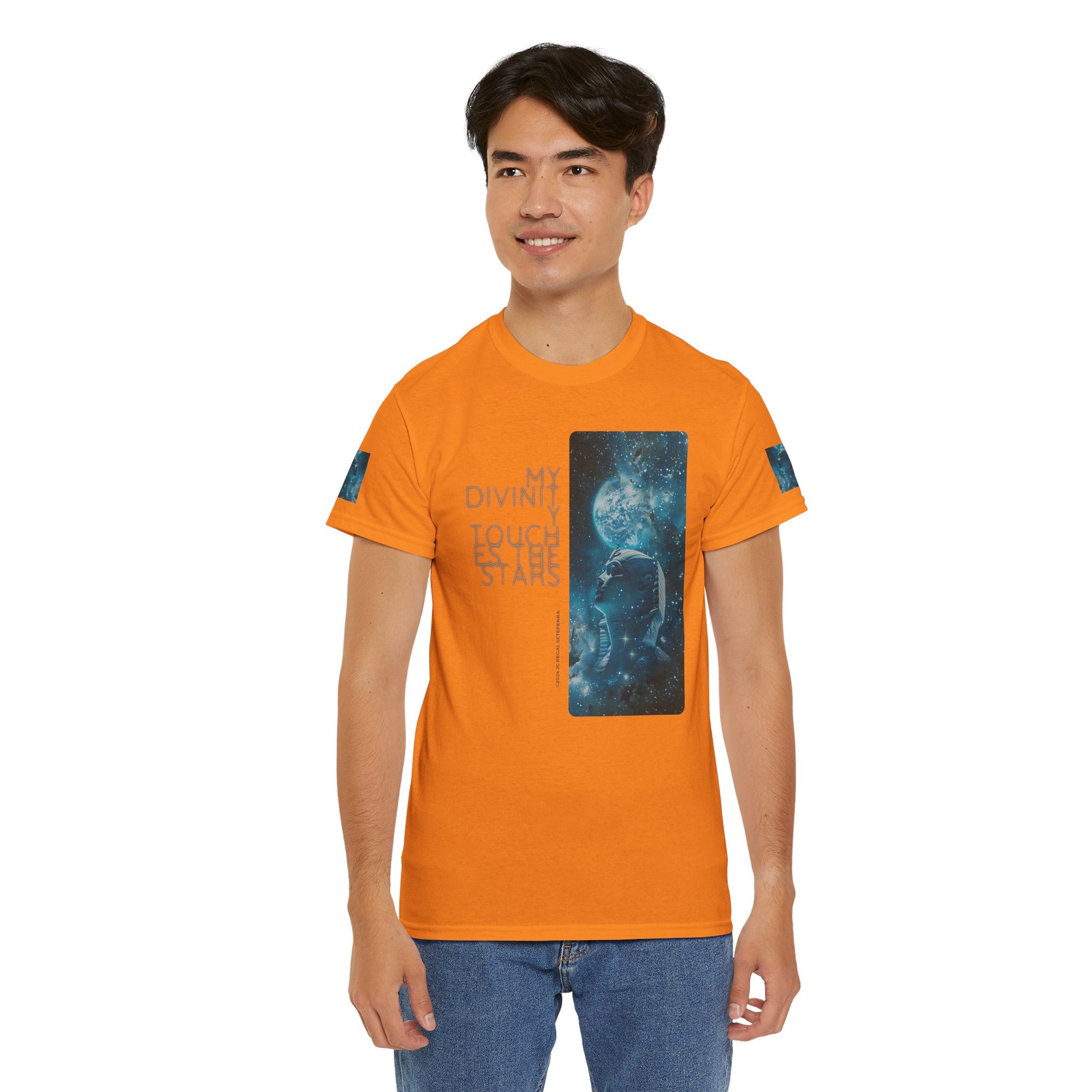My Divinity Touches The Stars Unisex Heavy Cotton Tee