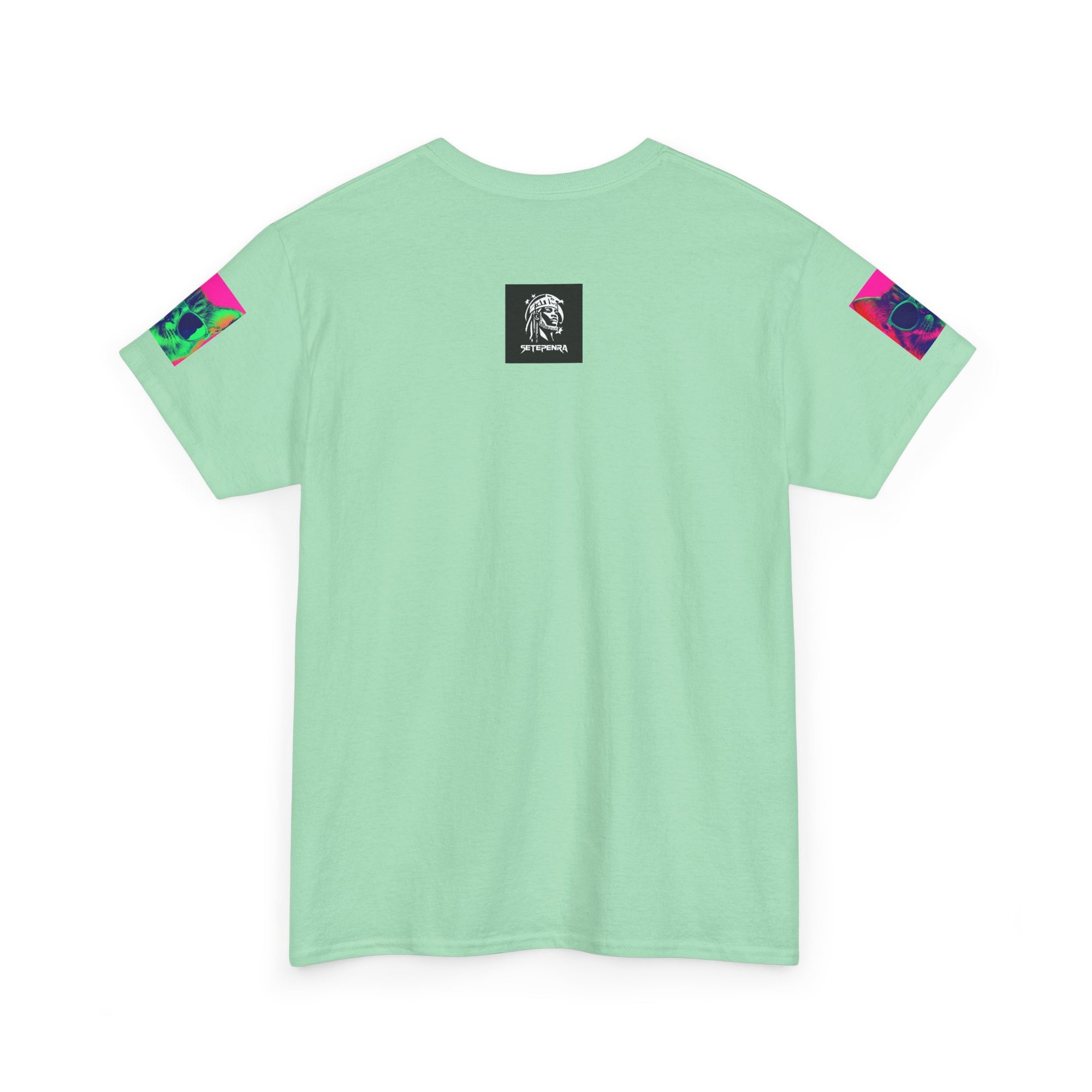 Cool Cat (Whiskers 1) Unisex Heavy Cotton Tee SETEPENRA T-Shirt.