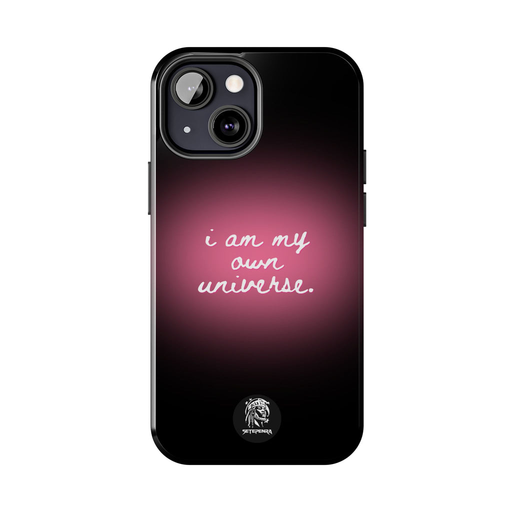 I Am My Own Universe Tough Phone Case (For iPhone, Galaxy & More) - Black