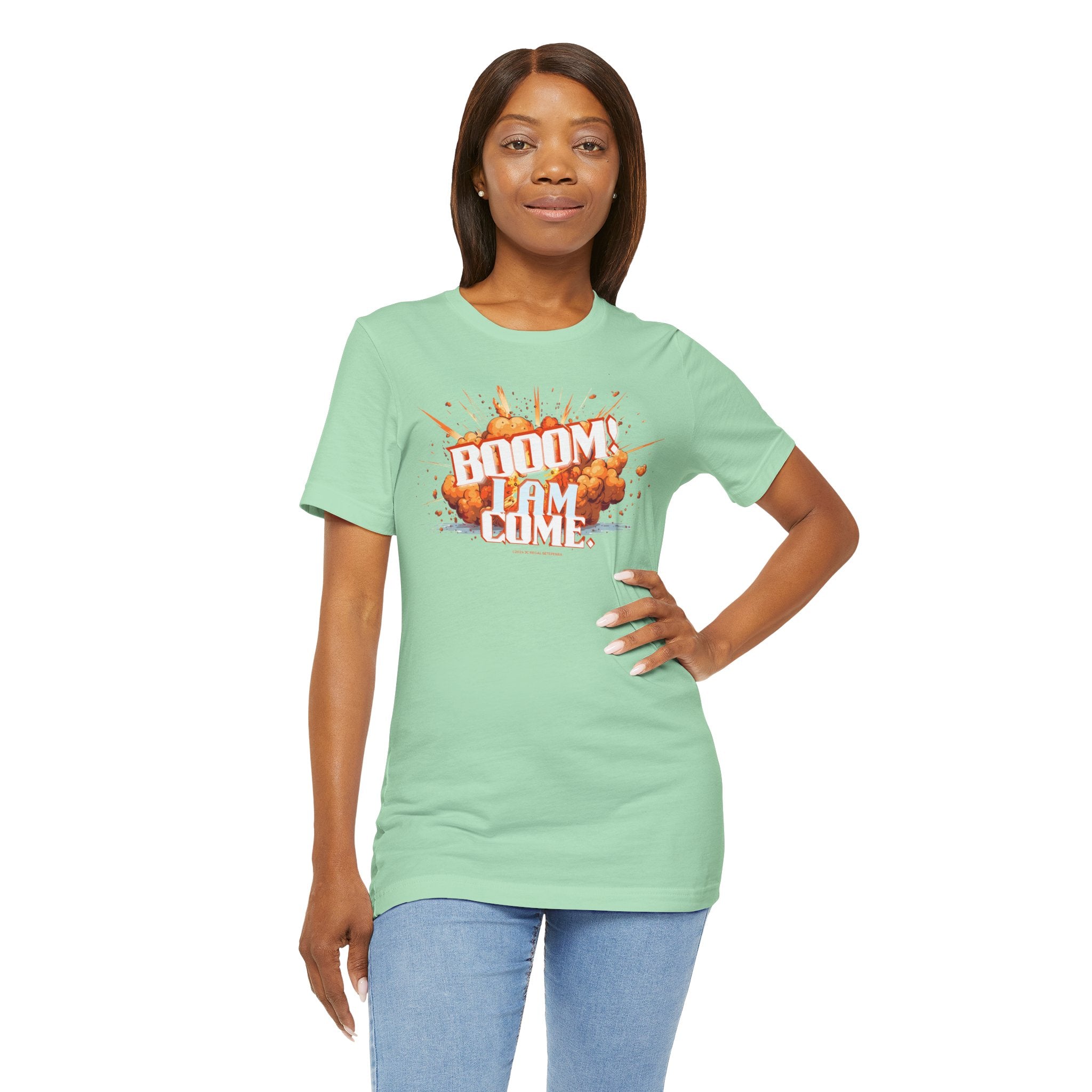BOOOM! I AM COME Unisex Jersey Short Sleeve Tee
