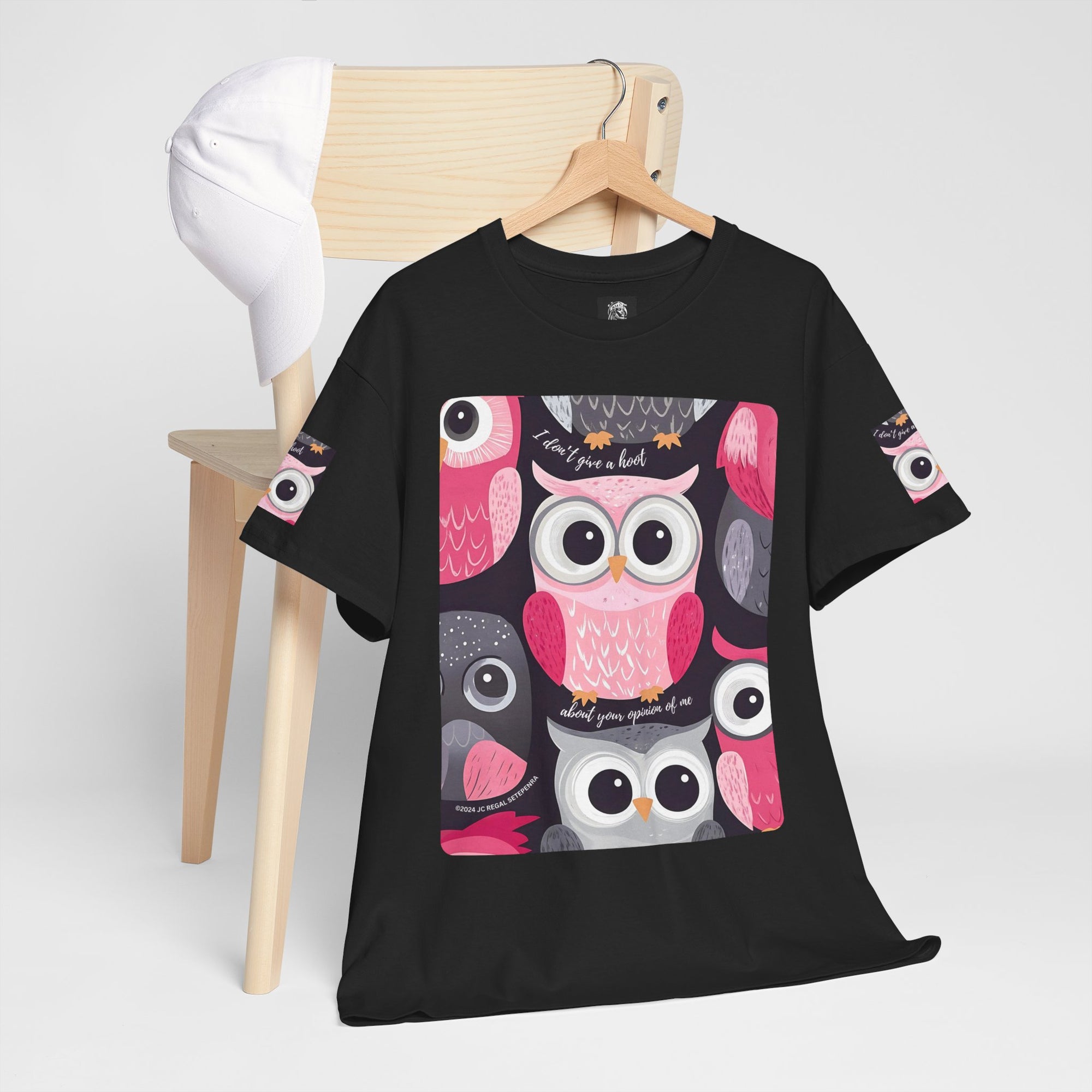 Don't Give A Hoot Unisex Heavy Cotton Tee