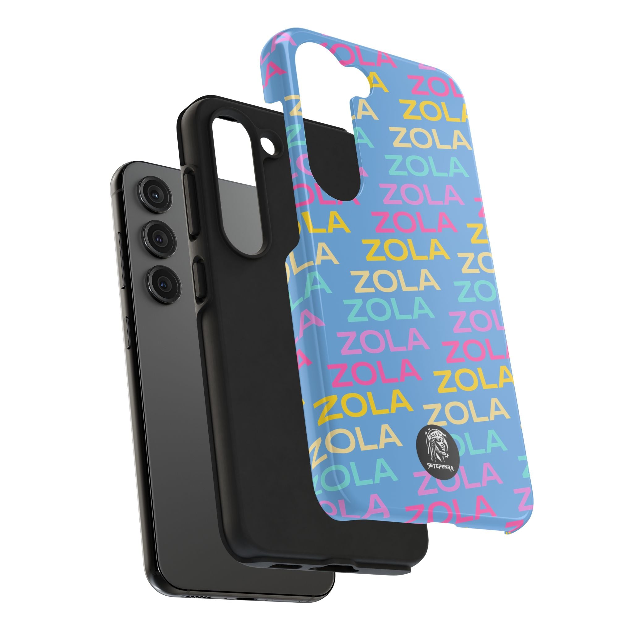 Zola Tough Phone Case (For iPhone, Galaxy & More) - Light Blue