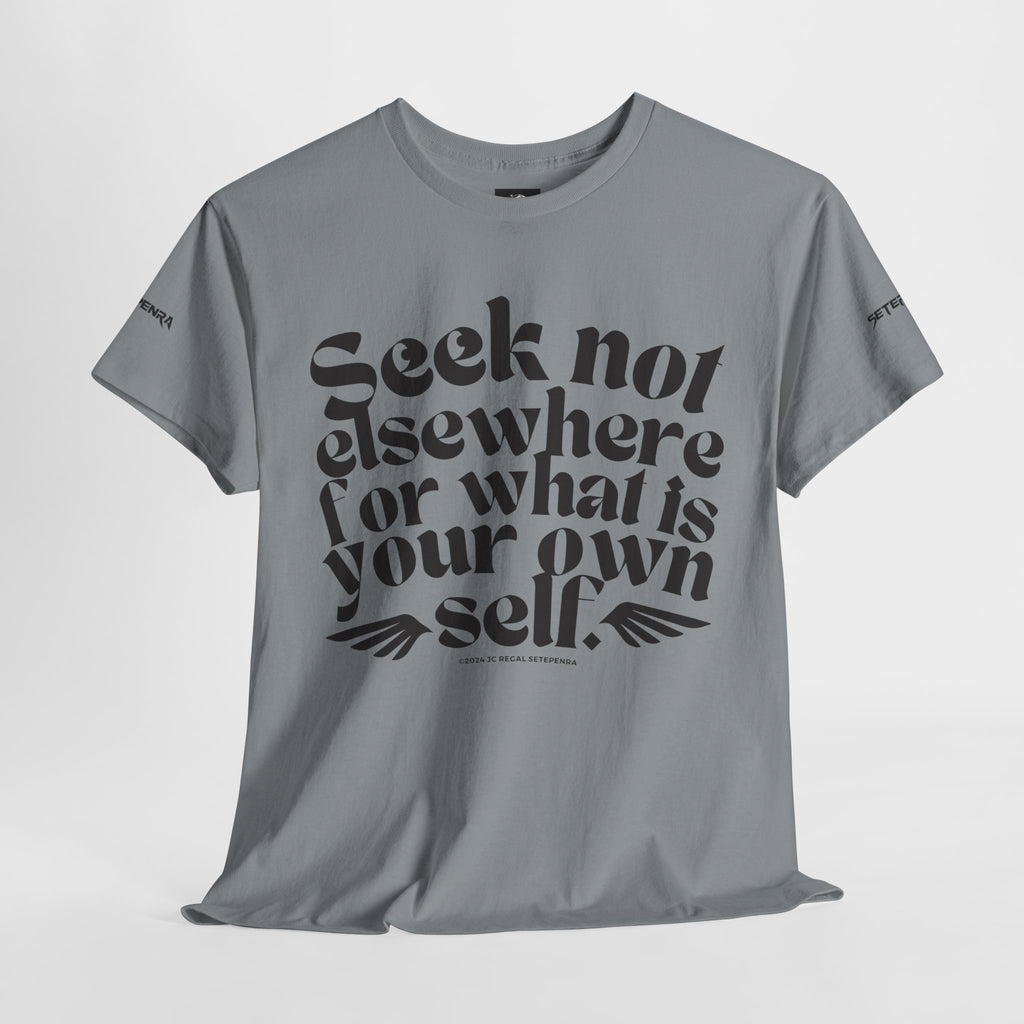 Seek Not Elsewhere Unisex Heavy Cotton Tee