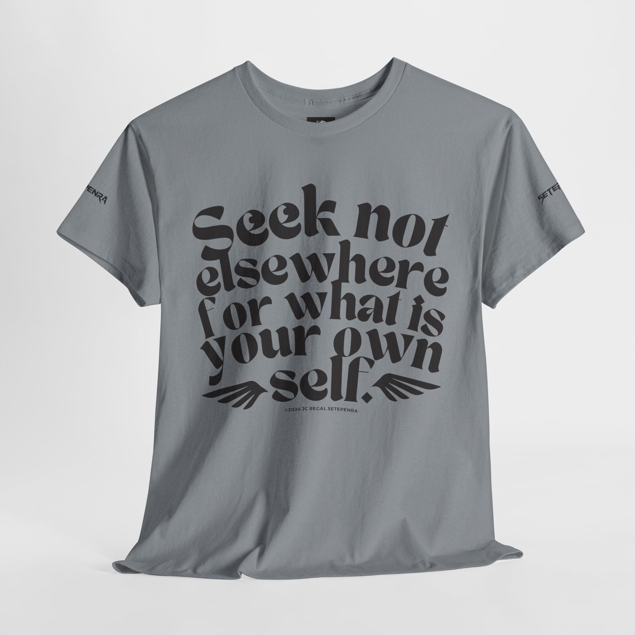 Seek Not Elsewhere Unisex Heavy Cotton Tee