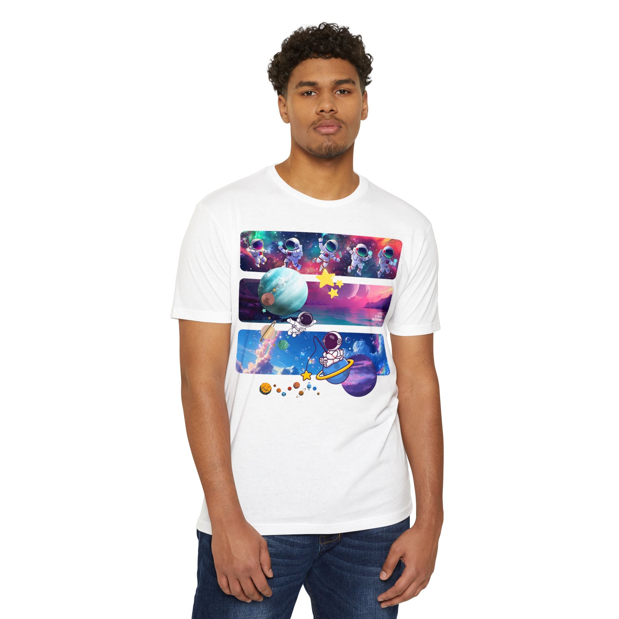 Astro Cosmo Unisex CVC Jersey T-shirt