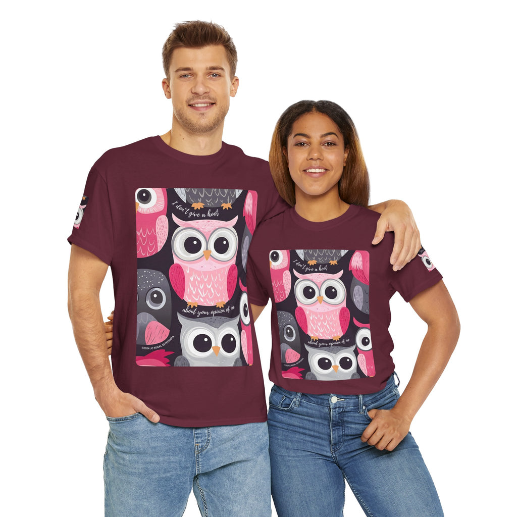 Don't Give A Hoot Unisex Heavy Cotton Tee