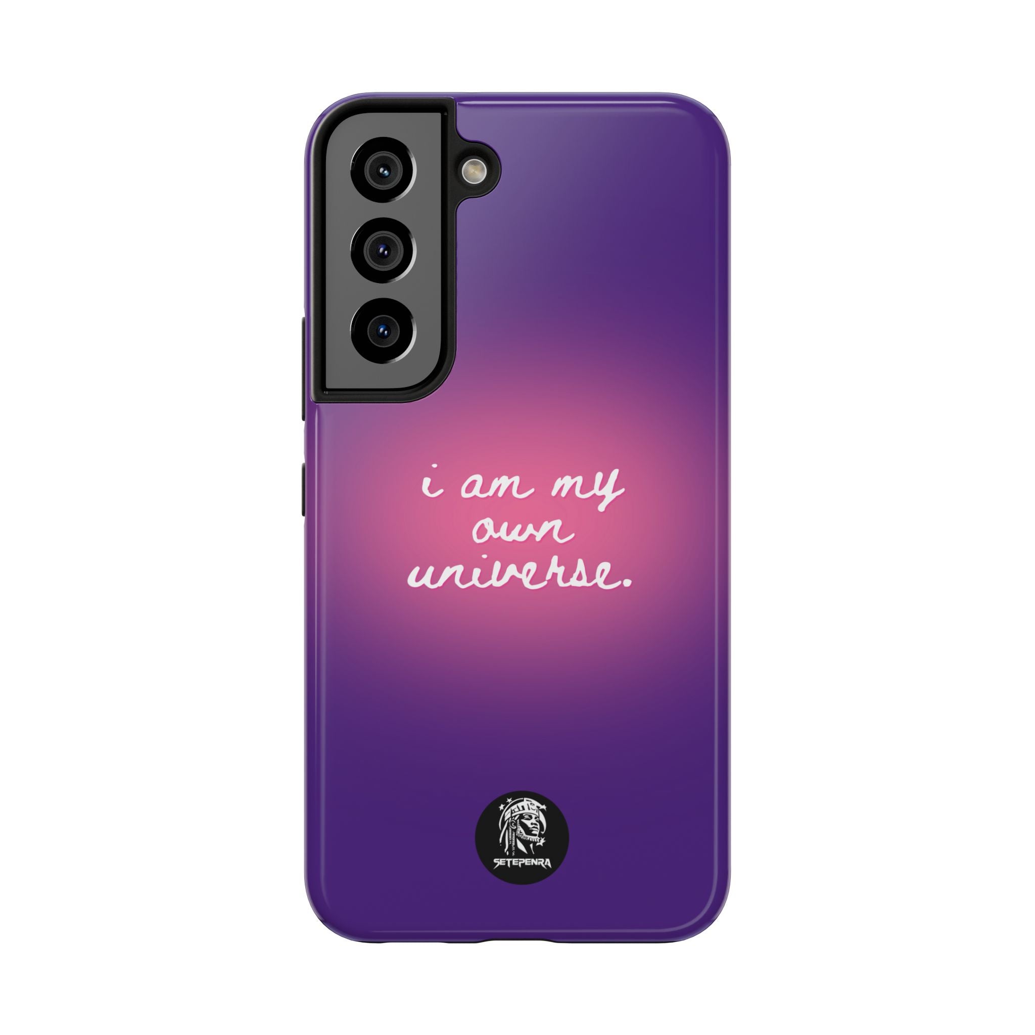 I Am My Own Universe Tough Phone Case (For iPhone, Galaxy & More) - Purple