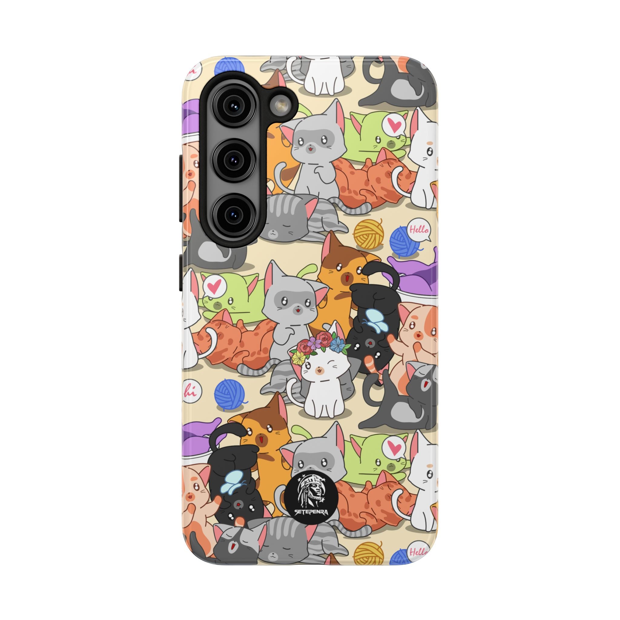 Cats A Lot Tough Phone Case (For iPhone, Galaxy & More)