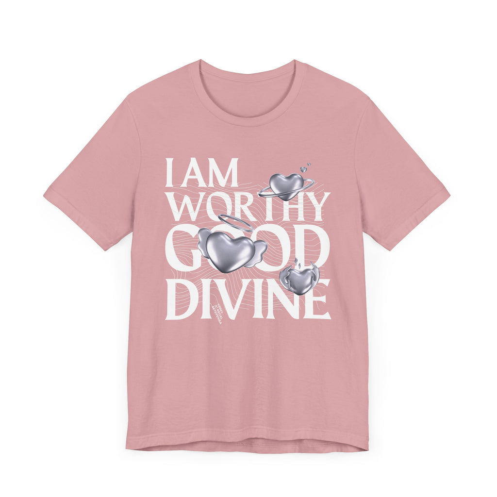 I AM WORTHY GOOD DIVINE Unisex Jersey Short Sleeve Tee SETEPENRA T-Shirt.