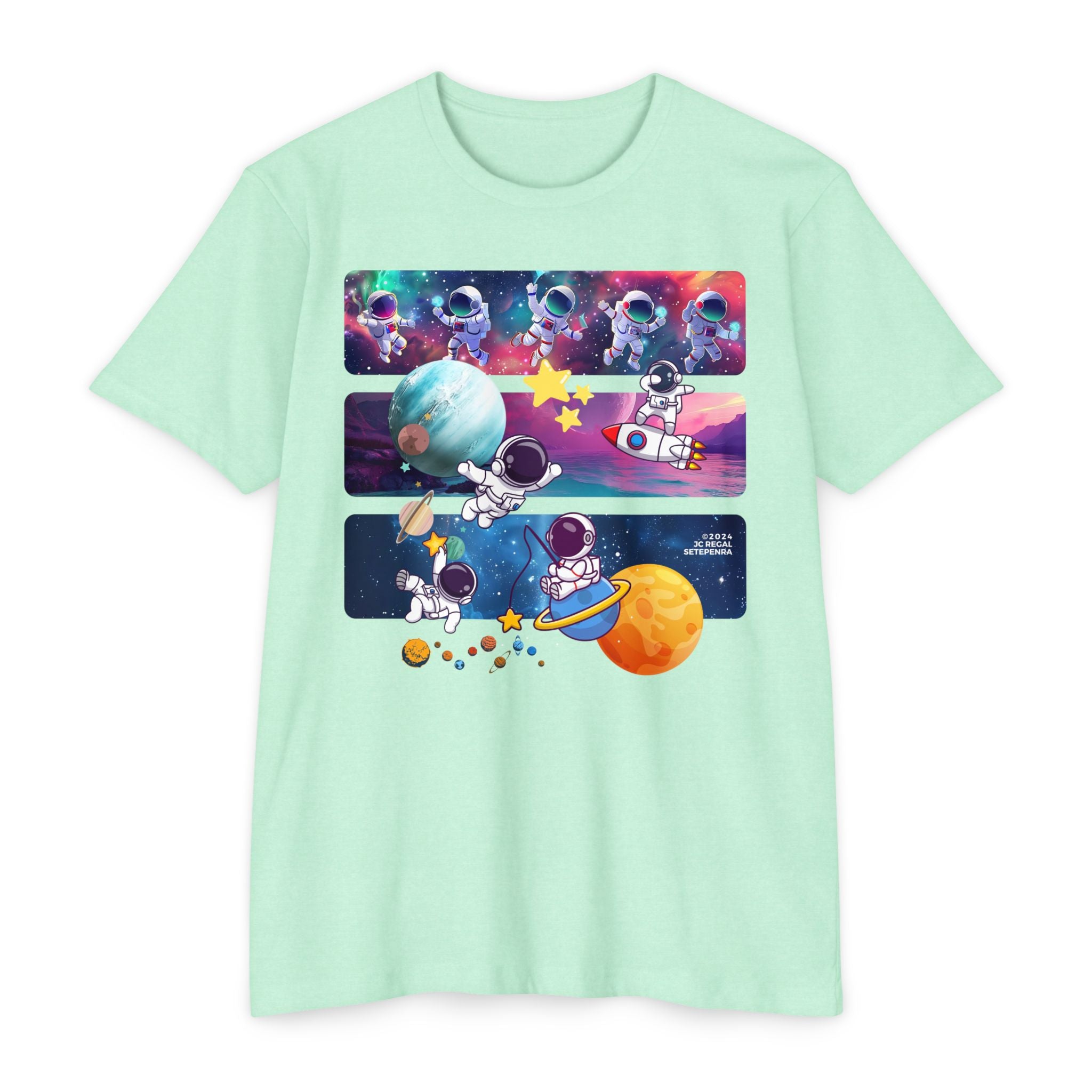 Astro Cosmo (V2.0) Unisex CVC Jersey T-shirt SETEPENRA T-Shirt.