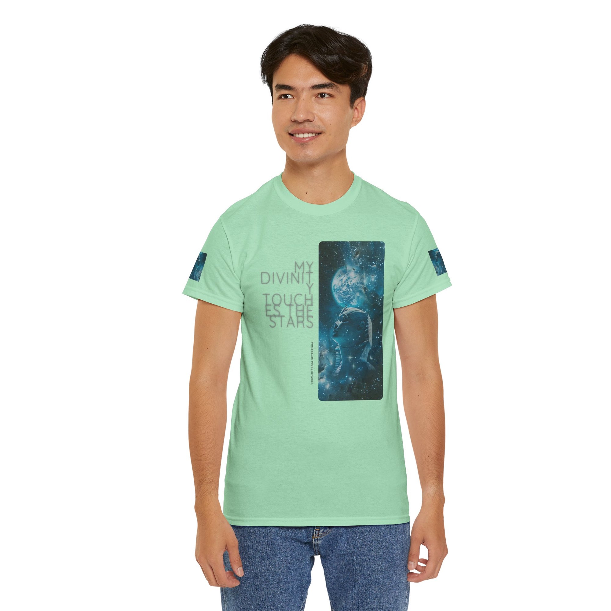 My Divinity Touches The Stars Unisex Heavy Cotton Tee