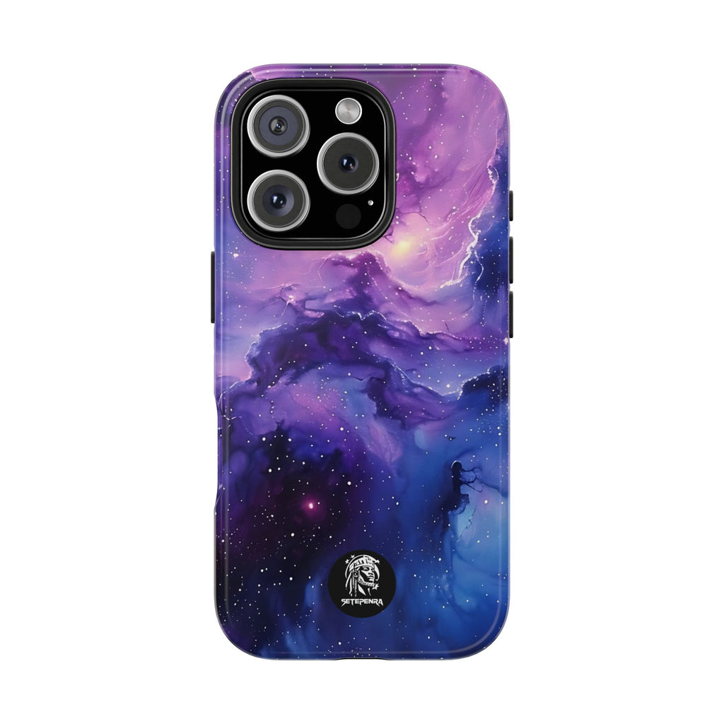 Purple Cosmos Tough Phone Case (For iPhone, Galaxy & More)