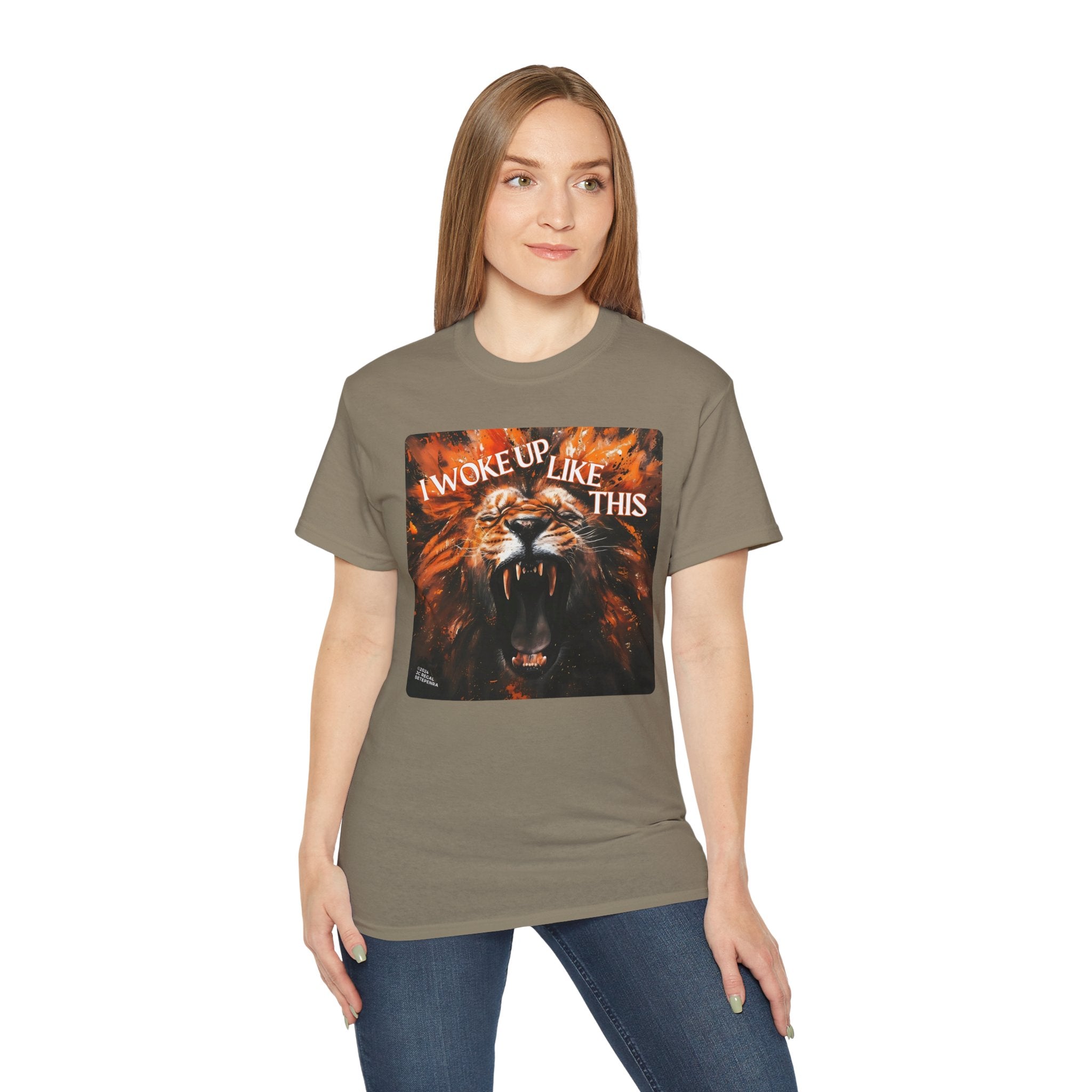 I Woke Up Like This (Roaring Edition 2) Unisex Ultra Cotton Tee