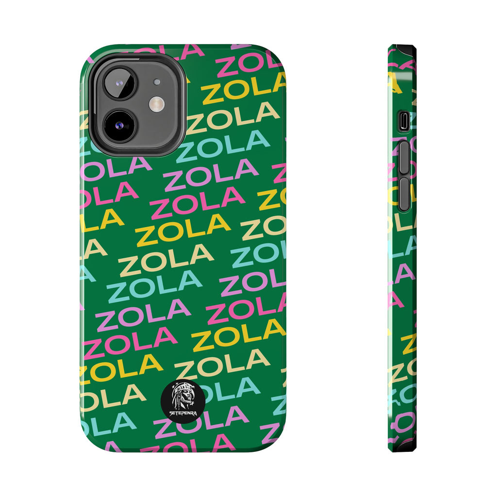 Zola Tough Phone Case (For iPhone, Galaxy & More) - Dark Green SETEPENRA Phone Case.