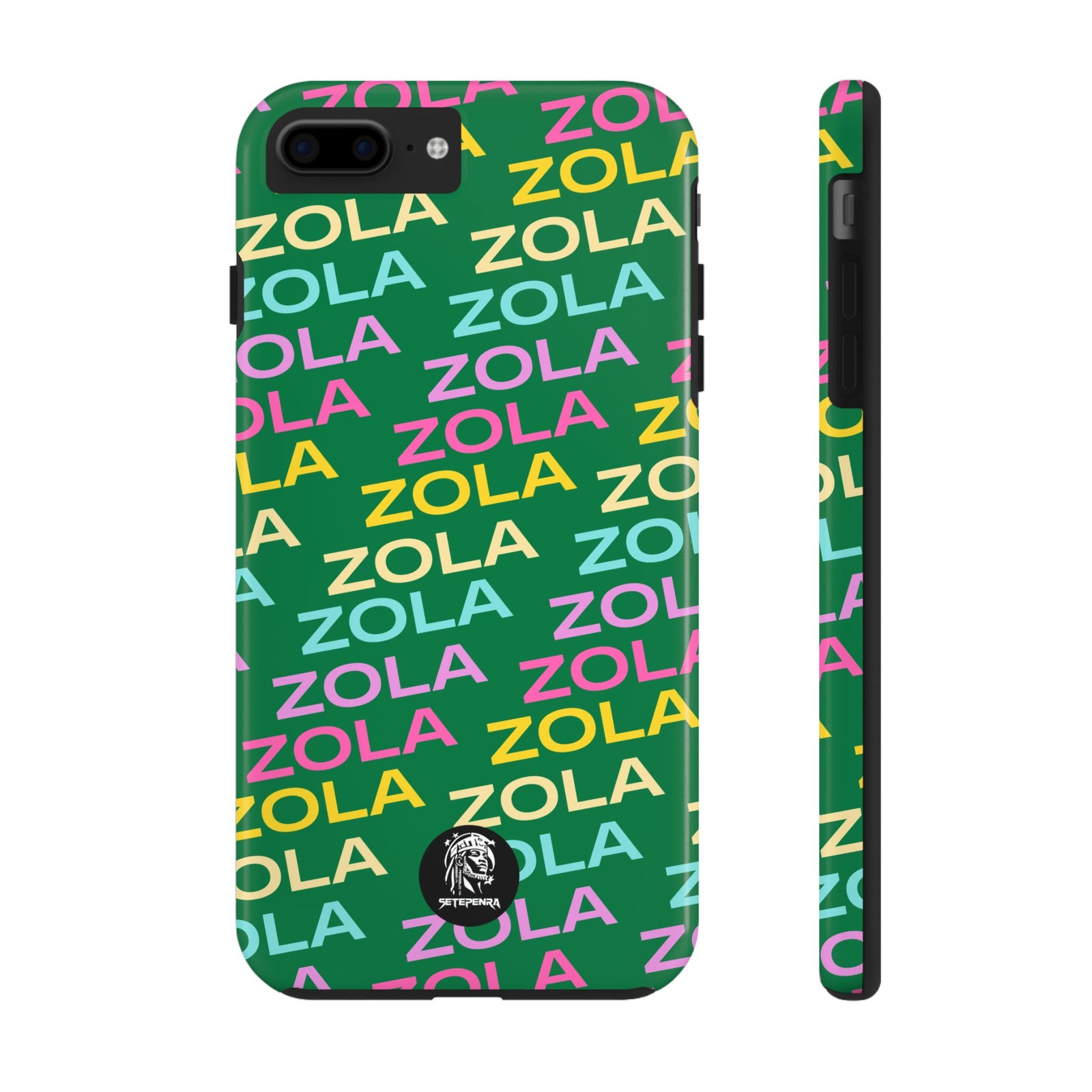 Zola Tough Phone Case (For iPhone, Galaxy & More) - Dark Green SETEPENRA Phone Case.