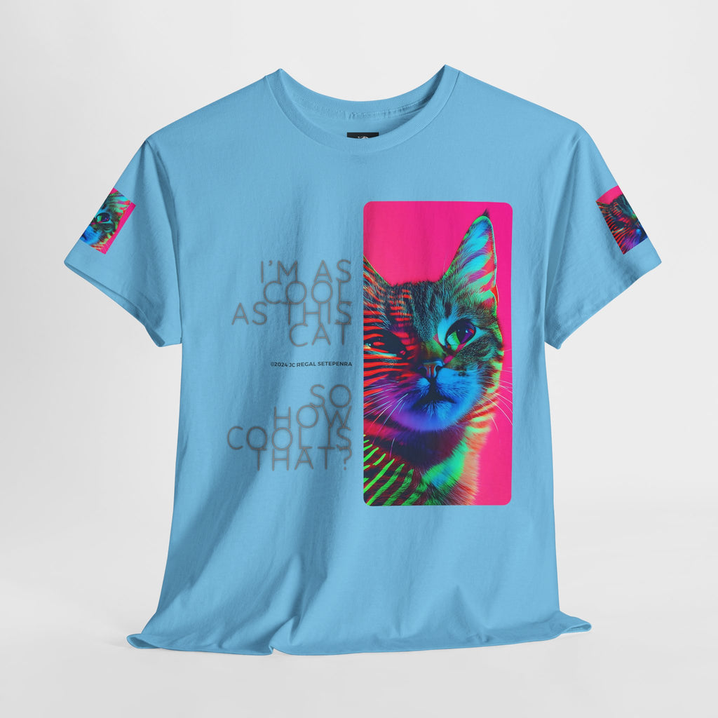 Cool Cat (Whiskers 2) Unisex Heavy Cotton Tee