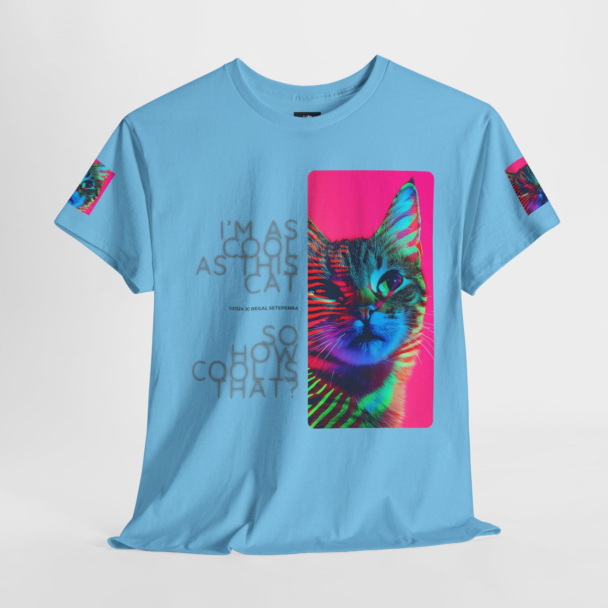 Cool Cat (Whiskers 2) Unisex Heavy Cotton Tee