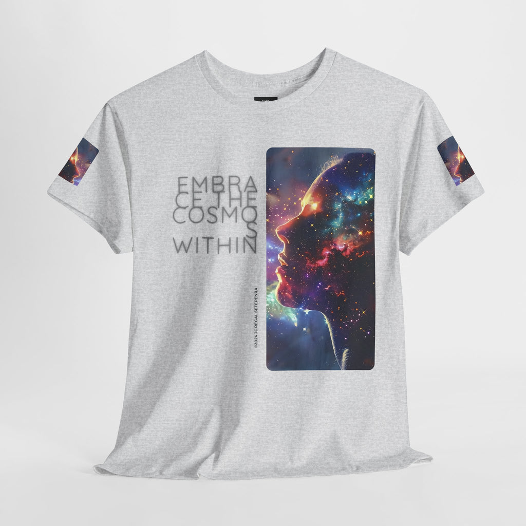 Embrace The Cosmos Within Unisex Heavy Cotton Tee